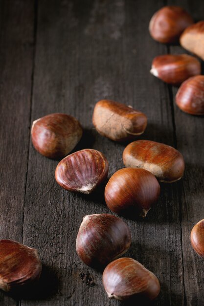 Castagne commestibili crude