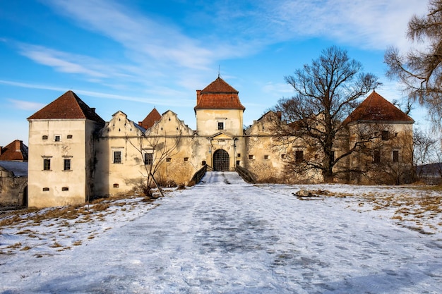 Castello antico di Svirzh vicino alla città di Lviv