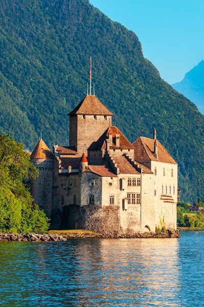 Castello di Chateau Chillon in Svizzera