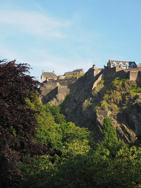 Castello di Edimburgo in Scozia