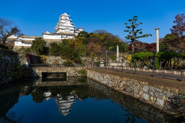 Castello di Himeji con il sole