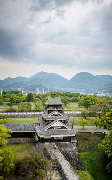 Castello di Kumamoto, stile castello giapponese