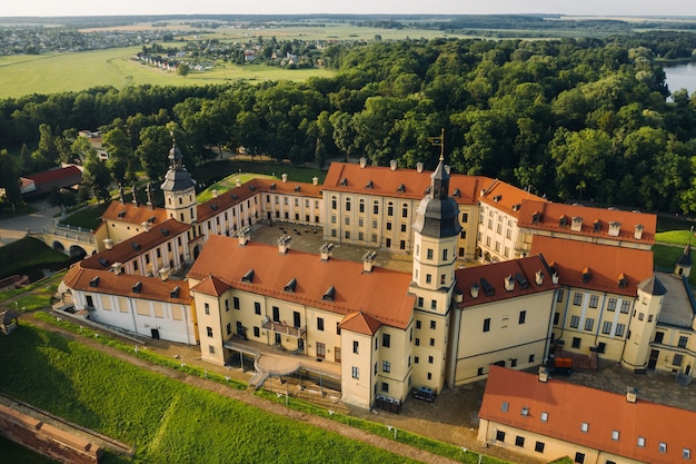 Castello di Nesvizh di estate nella città di Nesvizh.Belarus.