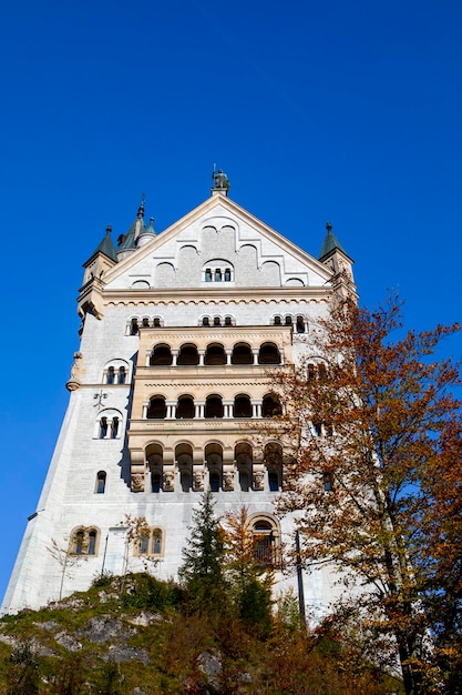 Castello di neuschwanstein del famoso sito storico di Ermany Baviera