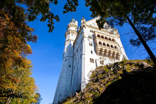 Castello di neuschwanstein del famoso sito storico di Ermany Baviera