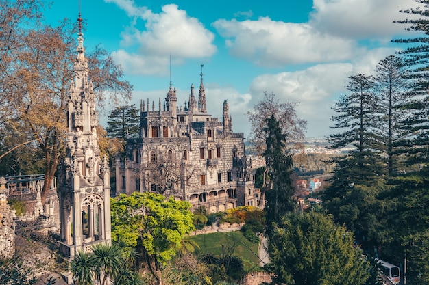 Castello di sintra a lisbona con il nome quinta da regaleira