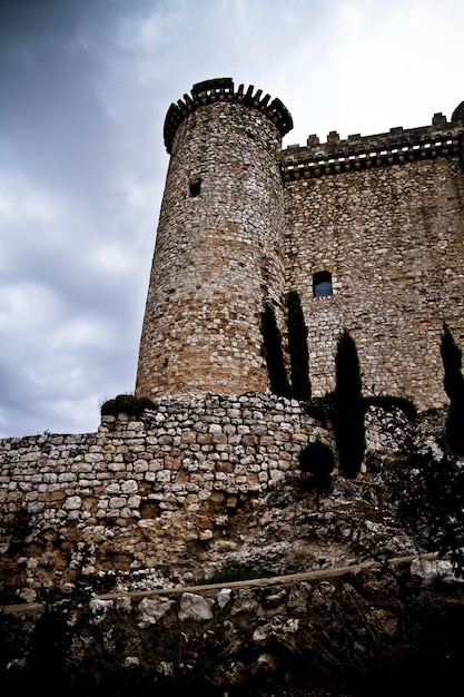 Castello di Torija in Spagna, edificio medievale.