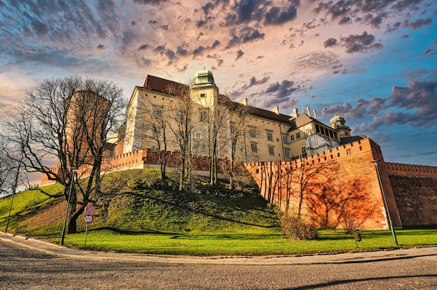 Castello di Wawel a Cracovia in Polonia