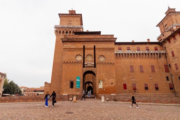 Castello Estense a Ferrara Italia