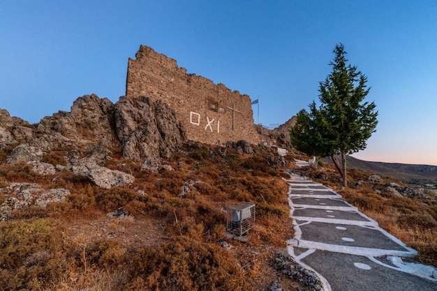 Castello forte di Archangelos a Rodi Grecia