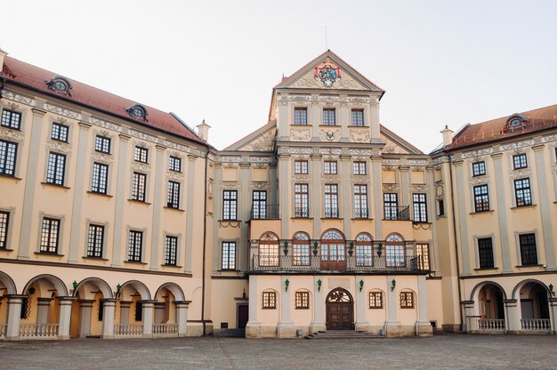 Castello medievale di Nesvizh, regione di Minsk, Bielorussia.Il castello di Nesvizh.