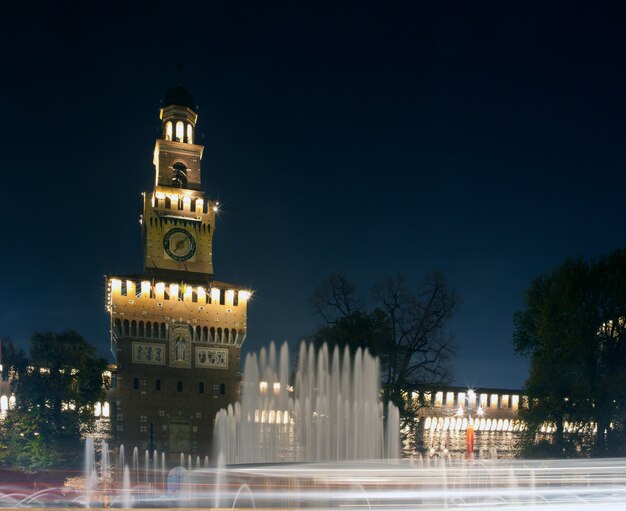 Castello Sforzesco a Milano, Italia