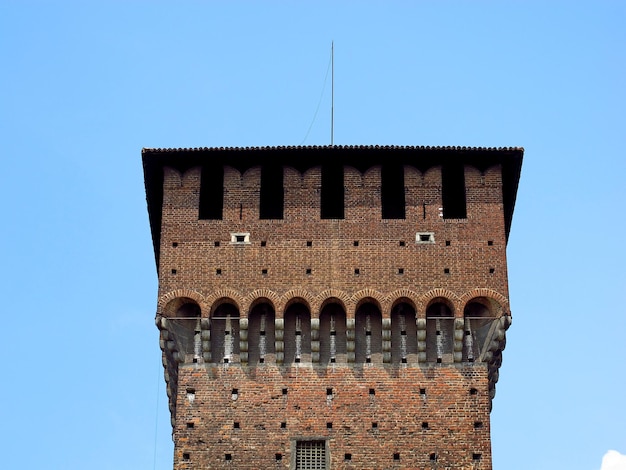 Castello Sforzesco a Milano Italia