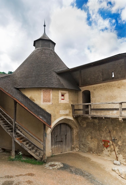 Castello Werfen Austria e dettagli architettonici