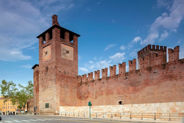 Castelvecchio è un castello a Verona nel nord Italia