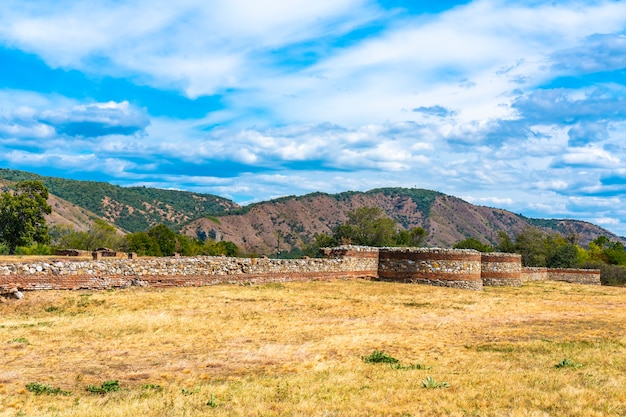 Castrum romano Fortezza Diana, costruita nel 101 d.C. a Kladovo, Serbia orientale