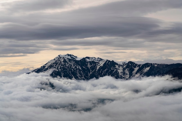 Catena montuosa Achishkho nel Caucaso occidentale Krasnaya Polyana Sochi Krasnodar Krai Russia