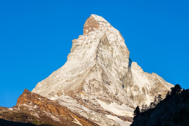 Catena montuosa del Cervino in Svizzera