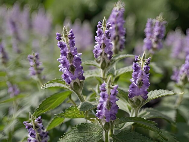 Catnip Nepeta cataria in giardino