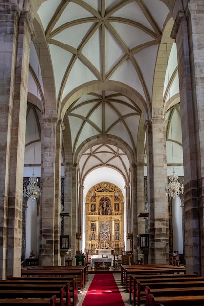 Cattedrale cattolica nel centro storico di Miranda do Douro Portogallo