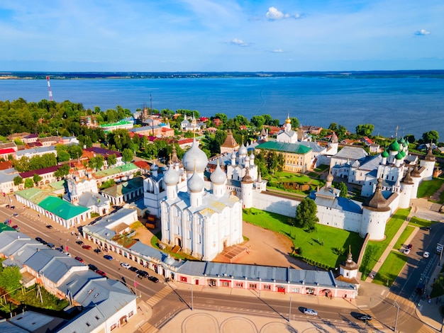 Cattedrale dell'Assunzione all'interno del Cremlino di Rostov Russia