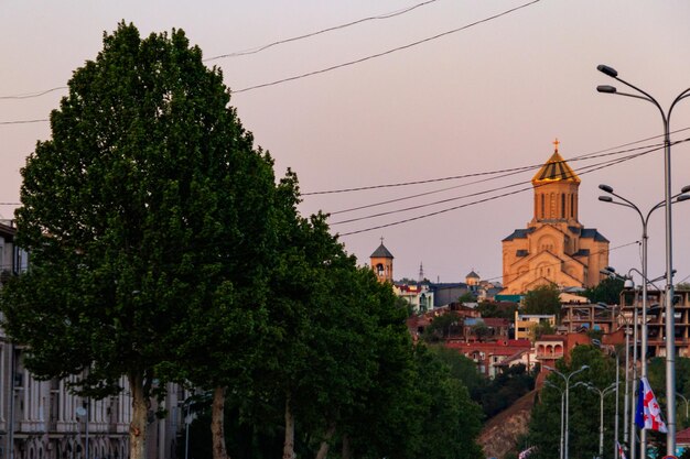 Cattedrale della Santissima Trinità (Tsminda Sameba) a Tbilisi, Georgia