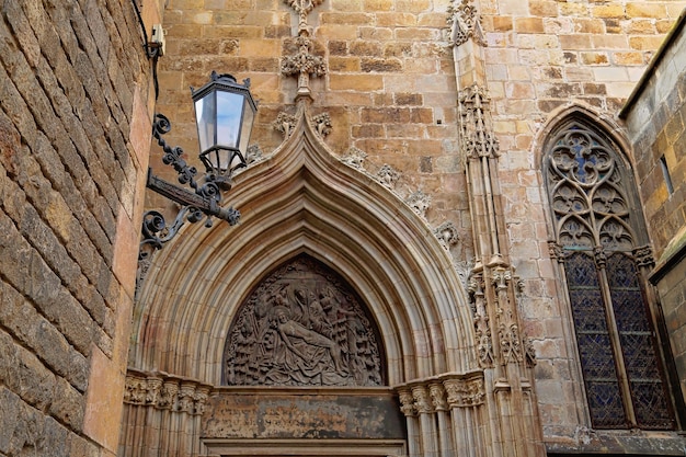 Cattedrale di Barcellona a las ramblas spagna