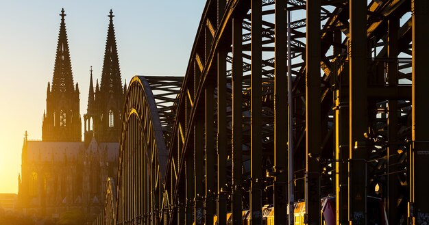 Cattedrale di Colonia al tramonto