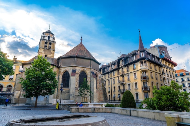 Cattedrale di Saint St Pierre nel centro di Ginevra in Svizzera