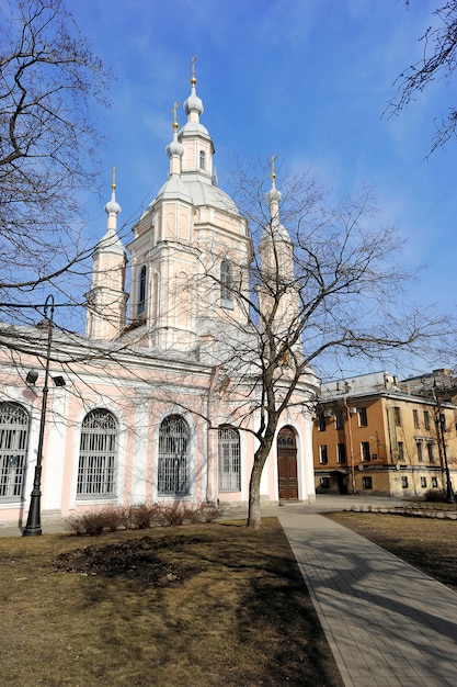 Cattedrale di Sant'Andrea - Cattedrale ortodossa sull'isola Vasilevsky a San Pietroburgo, Russia