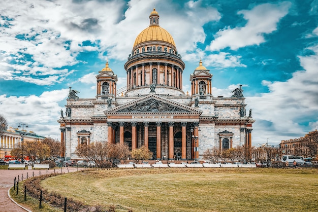 Cattedrale di Sant'Isacco: la più grande creazione architettonica. San Pietroburgo. Russia.