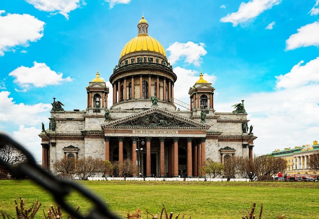 Cattedrale di Sant'Isacco: la più grande creazione architettonica. San Pietroburgo. Russia.