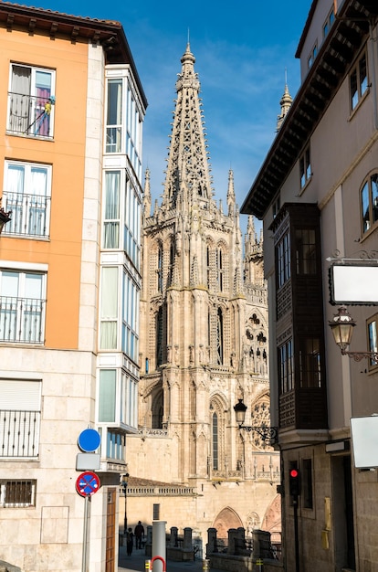 Cattedrale di santa maria di burgos in spagna