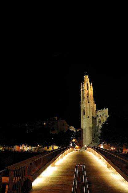 Cattedrale gotica di Santa Maria a Girona Catalogna Spagna