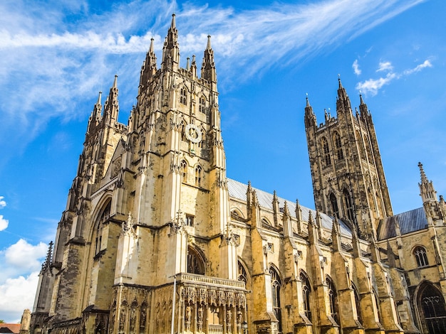 Cattedrale HDR a Canterbury nel Regno Unito