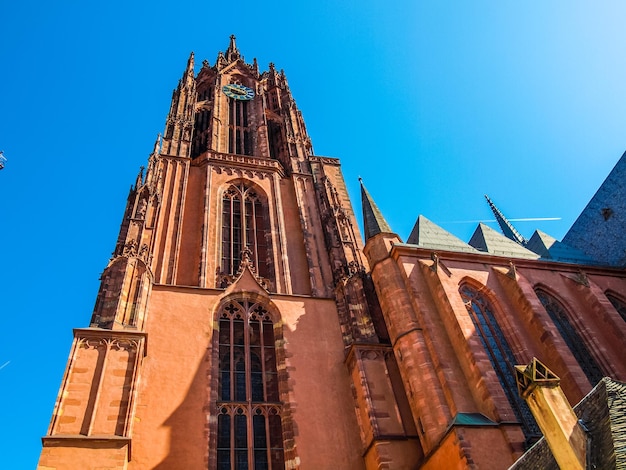 Cattedrale HDR Frankfurter Dom a Francoforte