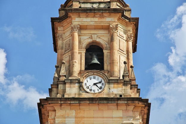 Cattedrale in Piazza Bolivar a Bogotà della Colombia, Sud America