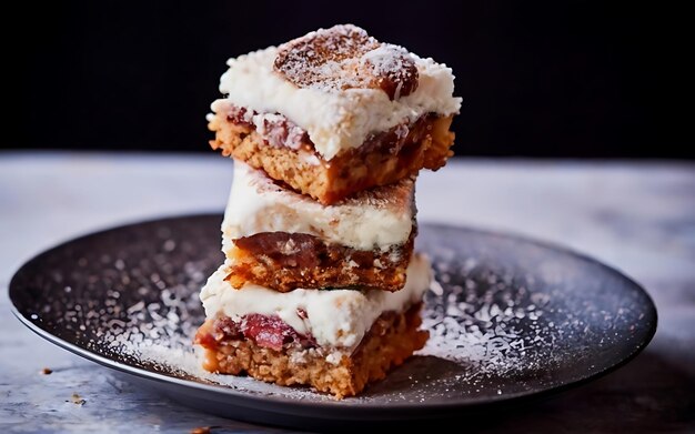 Cattura l'essenza dei Lamington in un'affascinante ripresa fotografica di cibo