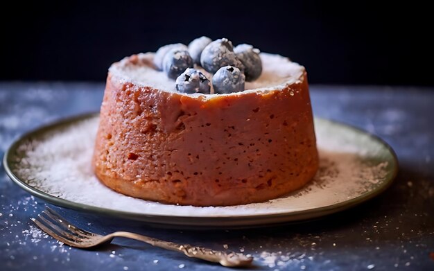 Cattura l'essenza del budino alla malva in uno scatto fotografico appetitoso