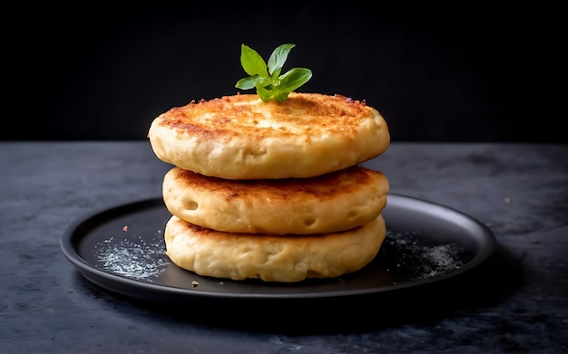 Cattura l'essenza del pane Taboon in uno scatto fotografico appetitoso sul cibo