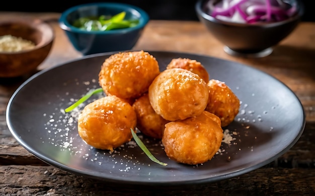 Cattura l'essenza delle Croquetas in un'affascinante foto di cibo