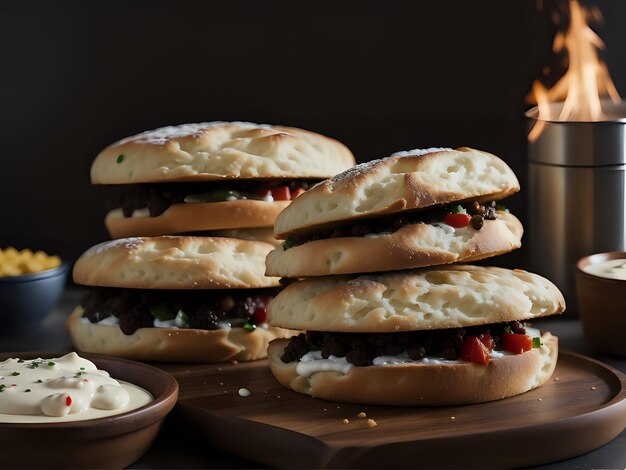 Cattura l'essenza di Bannock in un'affascinante foto di cibo