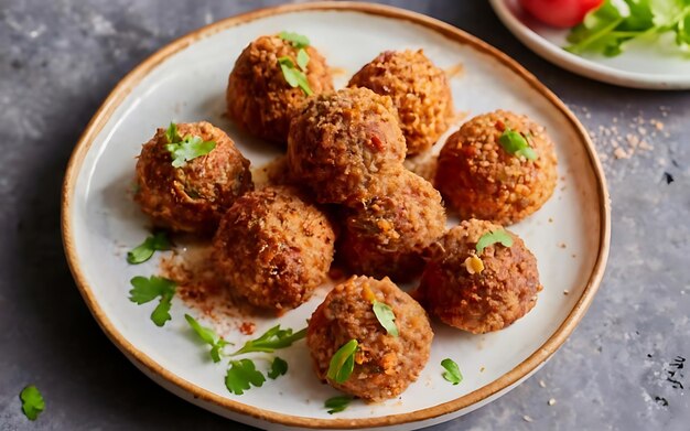 Cattura l'essenza di Kibbeh in un'affascinante foto di cibo