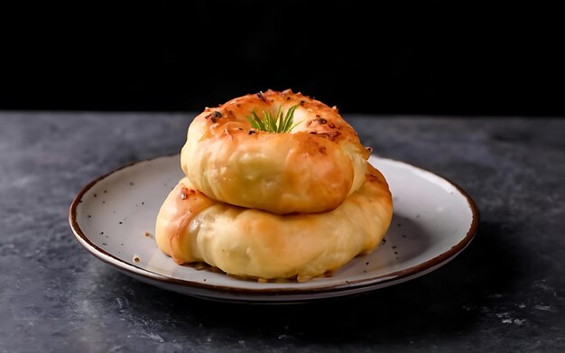 Cattura l'essenza di Knish in un'affascinante foto di cibo