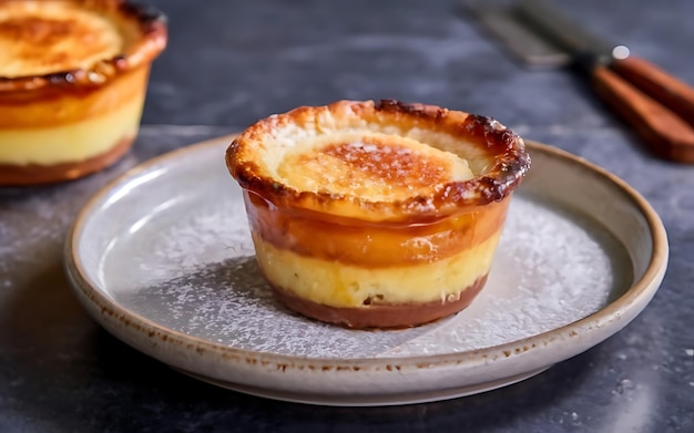 Cattura l'essenza di Pastel De Natal in uno scatto fotografico di cibo appetitoso