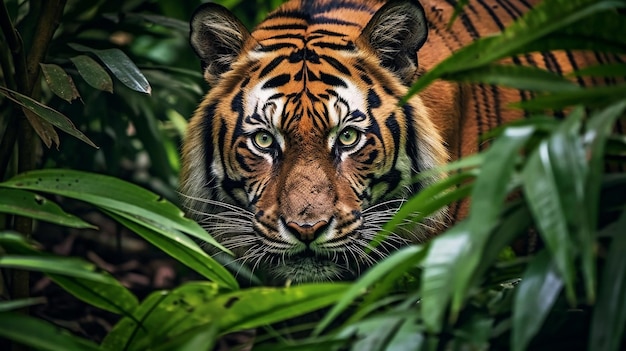 Cattura una maestosa tigre nel suo habitat naturale