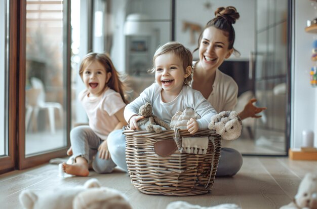 Catturare il cuore della maternità Momenti familiari senza tempo per la Giornata della Madre