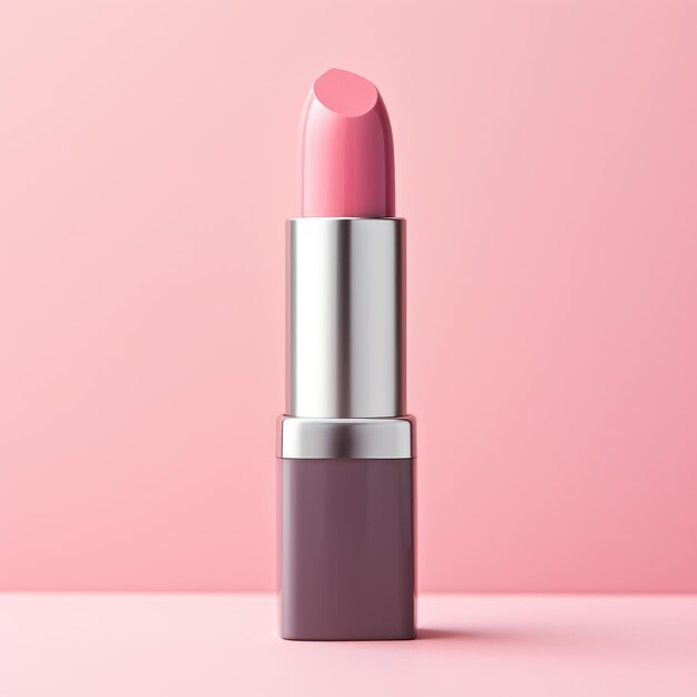 Catturare senza sforzo l'essenza di un rossetto in una fotografia di prodotto professionale minimalista