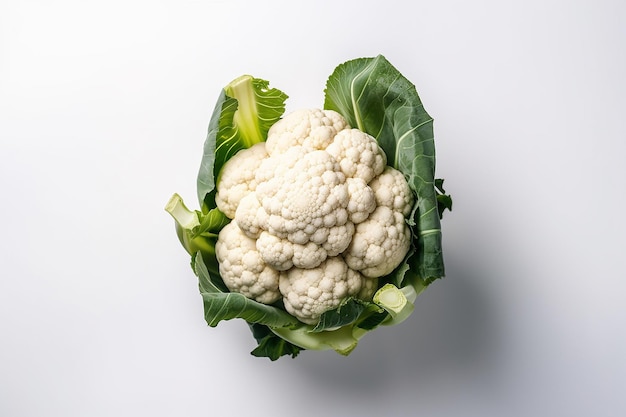 cauliflower sparsi sullo sfondo