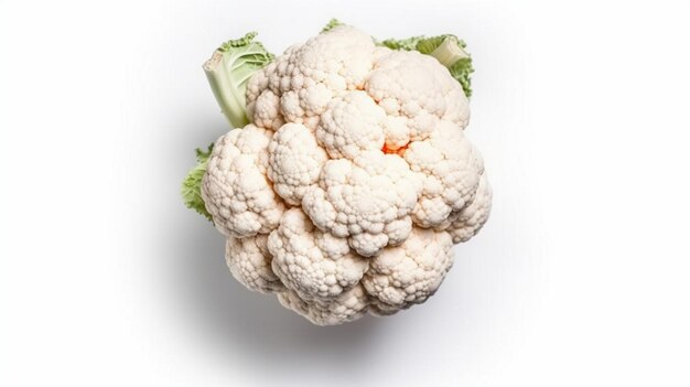 Cauliflower vista dall'alto verso il basso